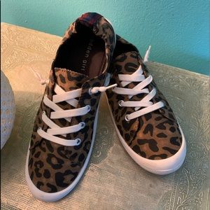 Madden Girl Animal Print Sneakers